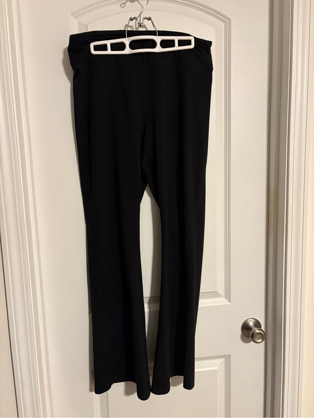 GAIAM Black Boot Cut Flare Pants